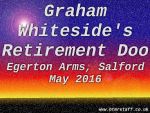 2016 Graham Whiteside's retirement